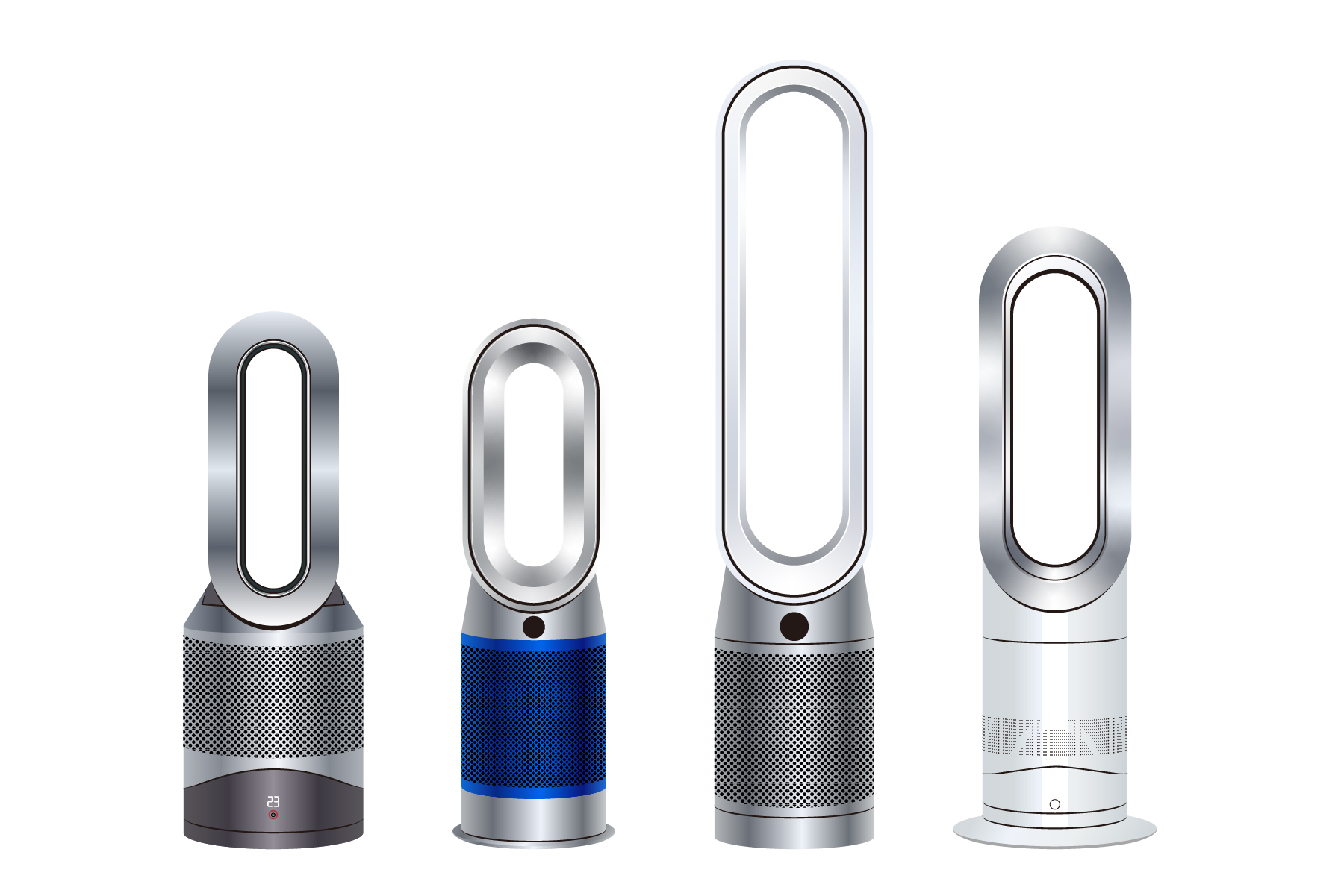 美品】dyson ダイソン ホット＆クール ヒーター 羽なし 扇風機 